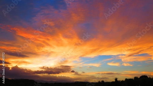 美しい夕暮れの光景