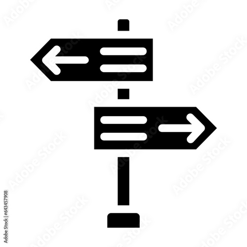 road sign icon