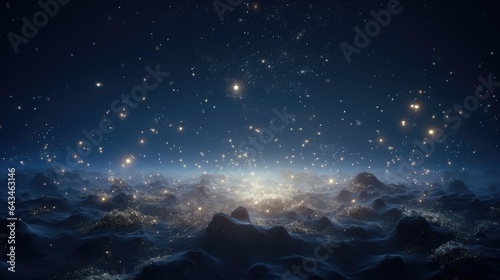 background with stars