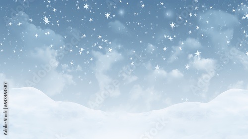 christmas background with snow © ofri