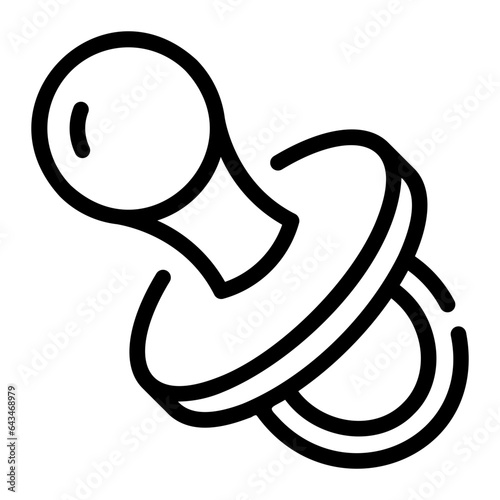 pacifier Line Icon