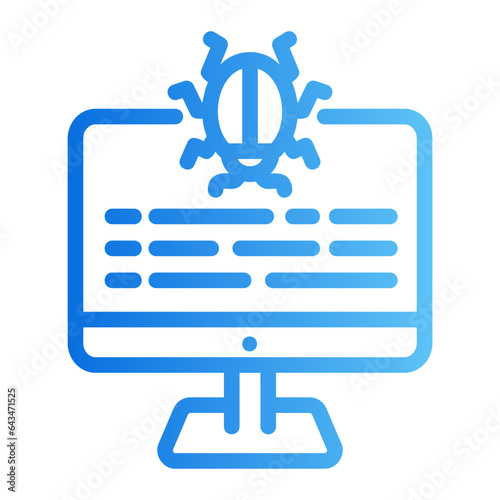virus gradient icon