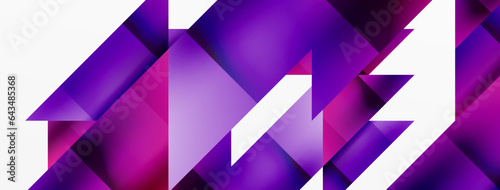 Captivating vector abstraction. Triangles interlock in mesmerizing dance, crafting dynamic geometric backdrop. Fusion of shapes and angles creates artful symphony of modern design