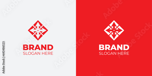 MODERN 4 WAY VECTOR LOGO
