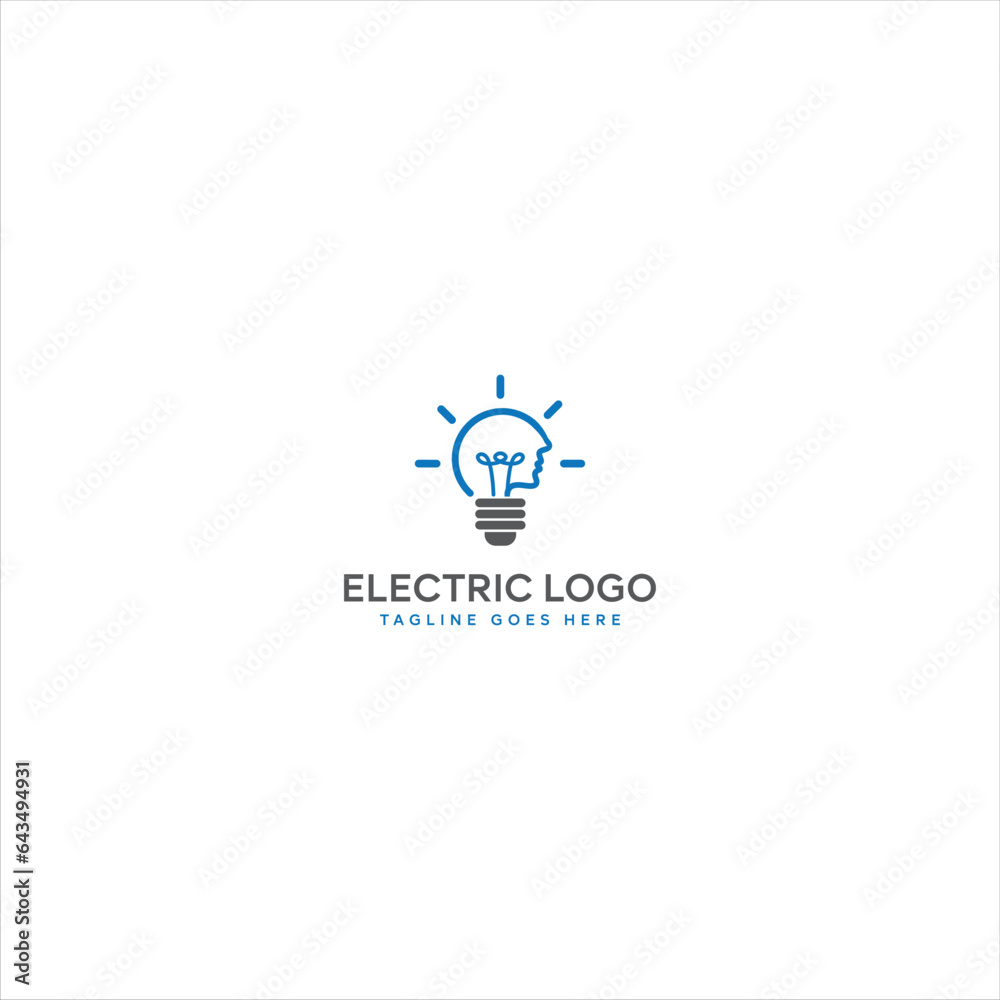 blub charge logo vector design template blub charge logo vector design template