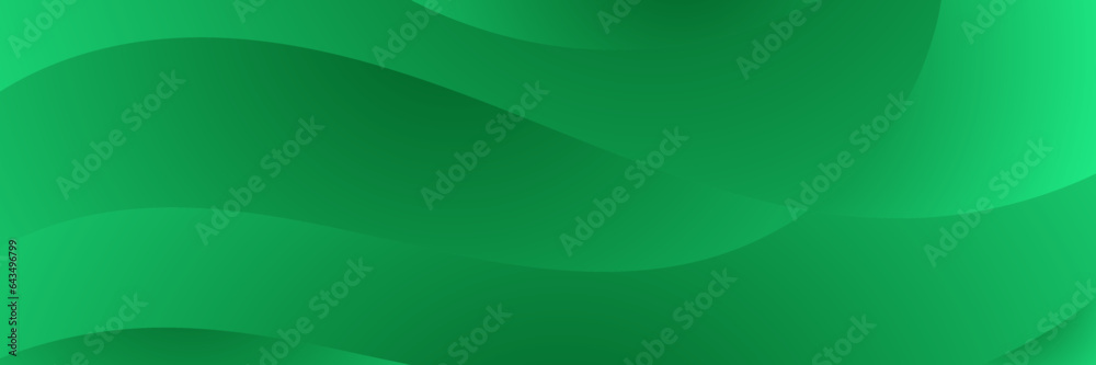 Fototapeta premium abstract green background with wave