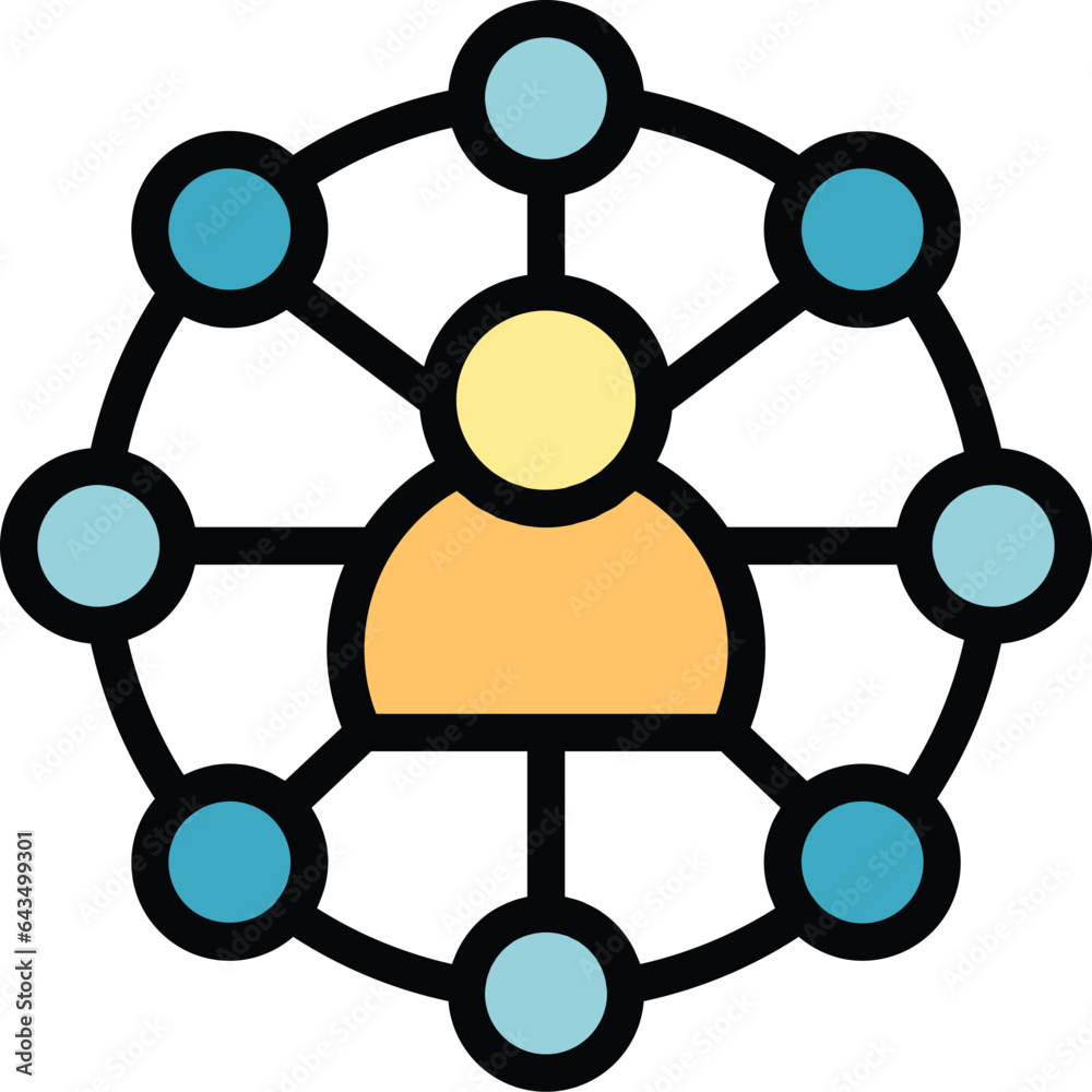 Evolution growth icon outline vector. Human increase. Data social color flat Evolution growth icon outline vector. Human increase. Data social color flat