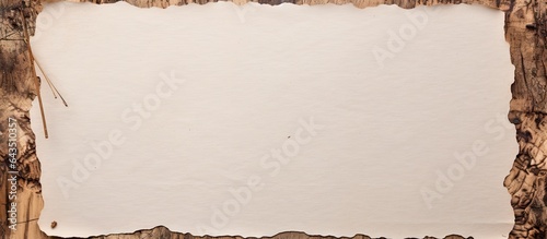 Ripped paper surrounded by ...