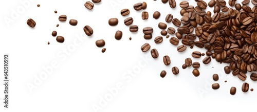Coffee beans falling like r...