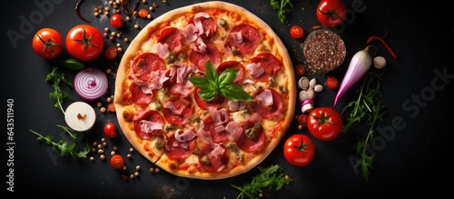 Different pizza ingredients...