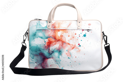 Modern Laptop Bag with Transparency Generative AI photo