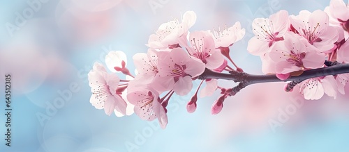 Blurry background with pink...