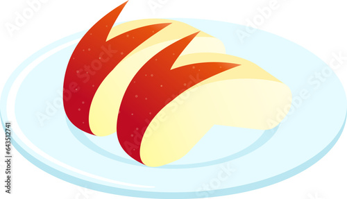 カットしたリンゴ