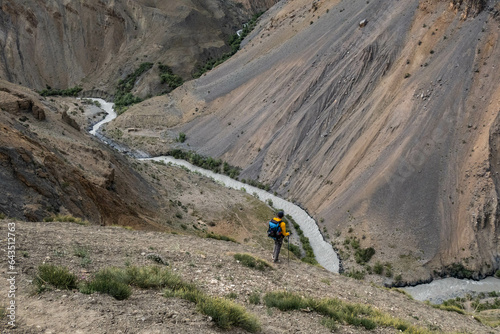 Trekking to Zanskar along the Tsarab Chu River, Ladakh, India