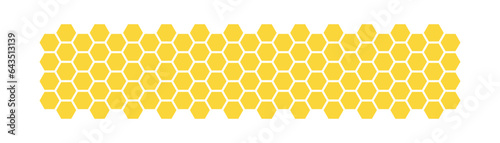 Honeycomb icon. On a white background. Vector.