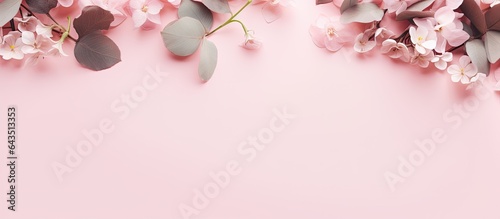 Arrangement of pink flowers...