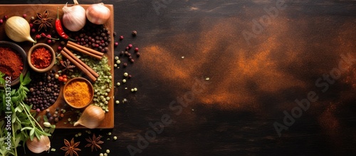 Top view of a kitchen banne...