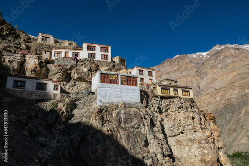 Descending to Phuktal Monastery on a trek to Zanskar, Ladakh, India