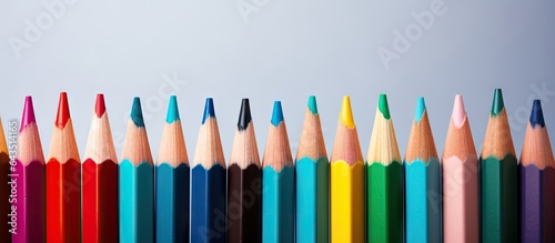 Close up view of sharpened ...