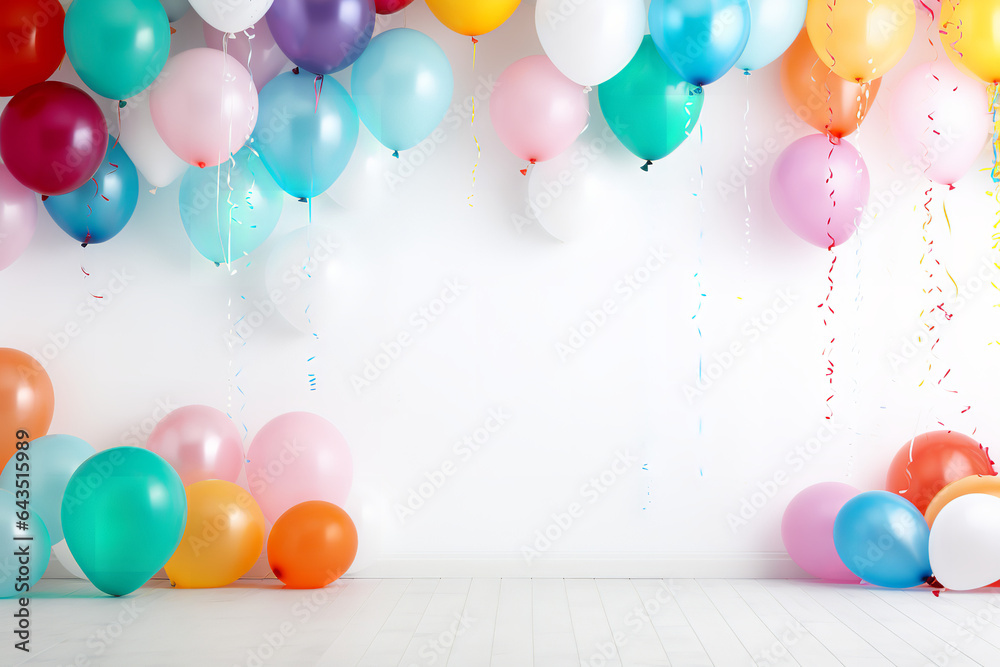 birthday BEAUTIFUL WHITE background theme bright colors