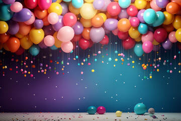 birthday background theme bright colors