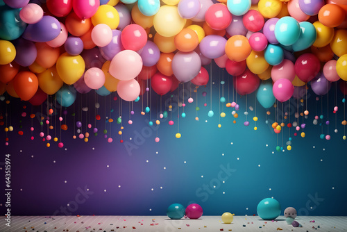 birthday background theme bright colors © Nate
