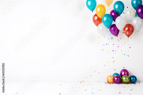 birthday BEAUTIFUL WHITE background theme bright colors