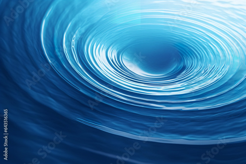Water texture, surface with rings, ripples. Spa concept background Banner