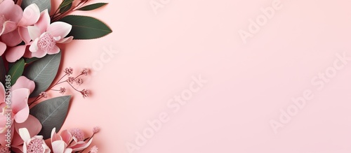Arrangement of pink flowers...