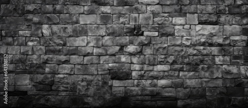 Black and white wall image ...