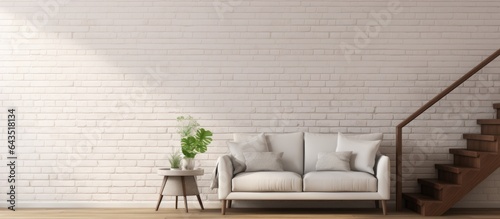 White studio room interior ...