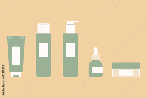 Skin care packaging set