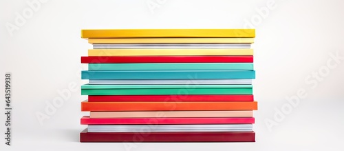 White background file folder