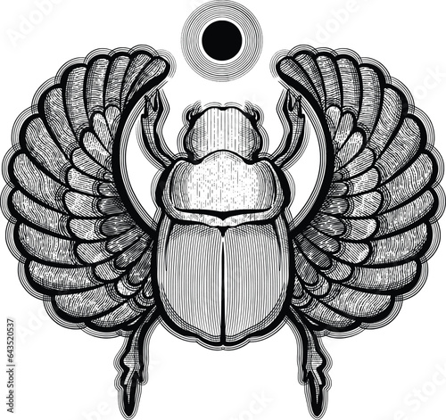 The ancient insects in the Egyptian pyramids have specific names Scarab Egyptian art