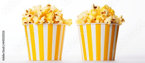 Striped cartons of cheese p...