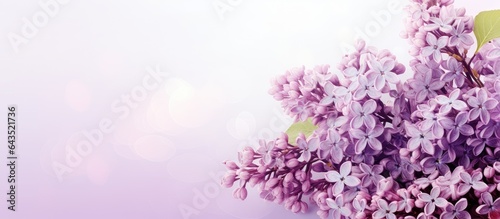 Lilac Flowers create a lovely border