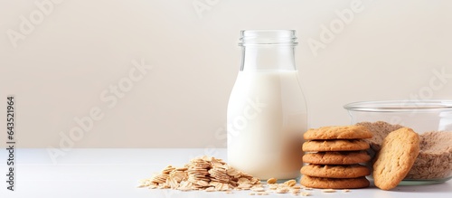 Text space with oatmeal coo...