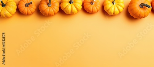 Top view of little orange p...