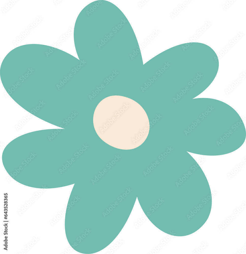 Hand Drawn Flower Head Hand Drawn Flower Head
