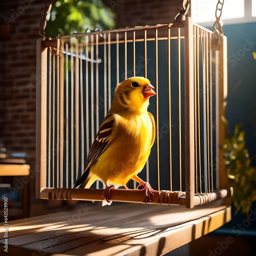 bird in cage