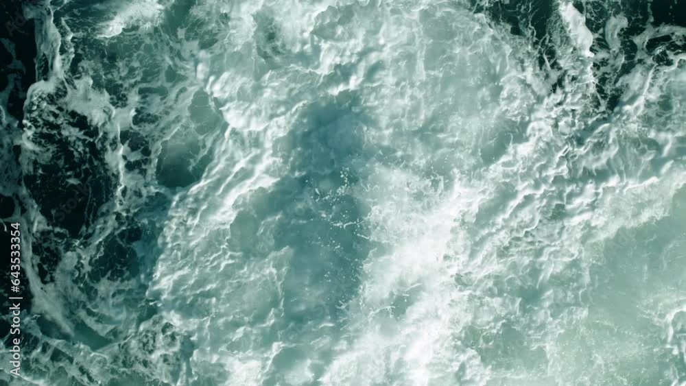 Slow motion of big waves rolling. Slow motion of big waves rolling.