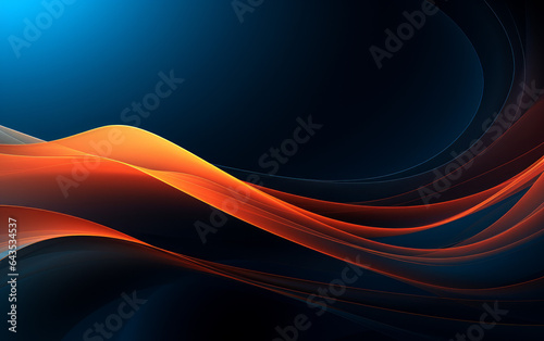 Abstract futuristic background with colourful glowing neon moving high speed wave lines. Ai Generative. Abstract wallpaper background.  Fantastic wallpaper. 