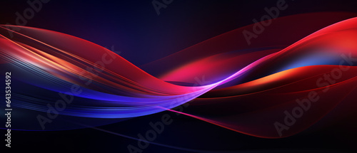 Abstract futuristic background with colourful glowing neon moving high speed wave lines. Ai Generative. Abstract wallpaper background.  Fantastic wallpaper. 