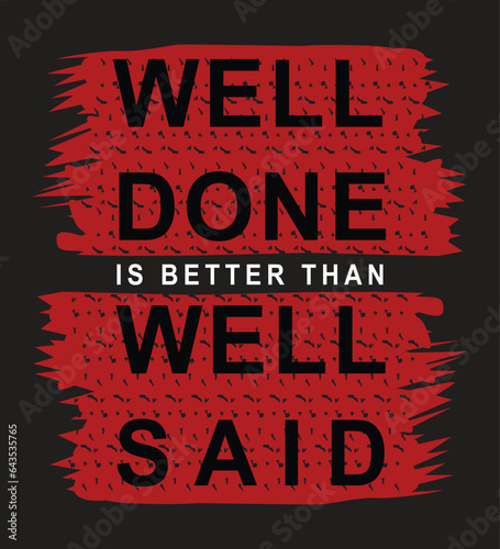 Inspirational and motivational lettering quote with black text over black background