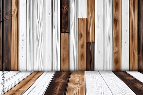 Wooden Background for mockup or product display design.