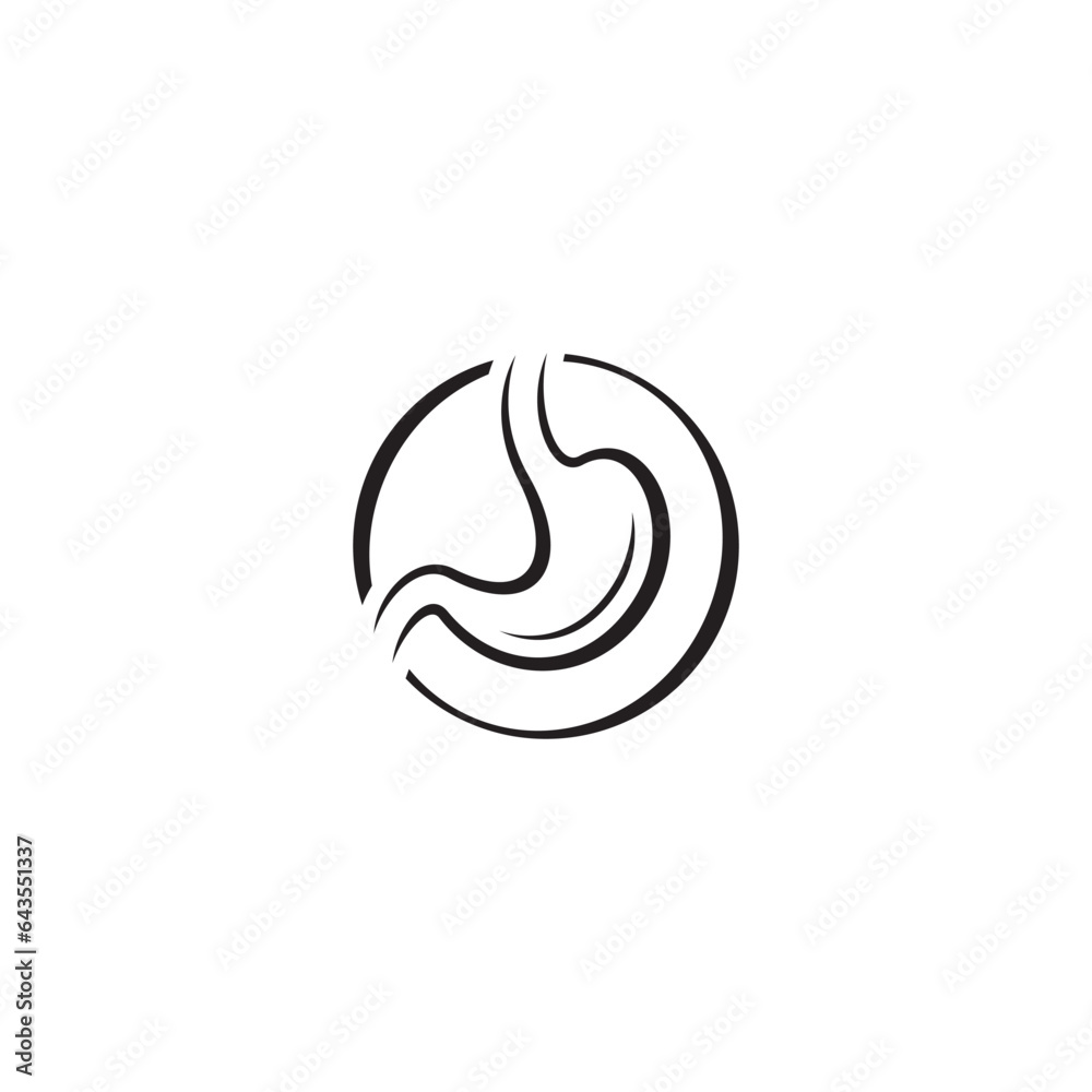 Stomach logo or icon design Stomach logo or icon design