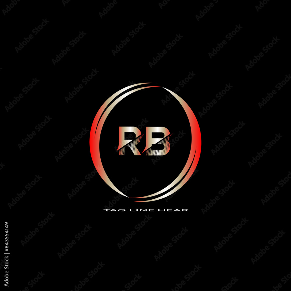 creative letter logo. gradient logo design with black background for your company. creative letter logo. gradient logo design with black background for your company.