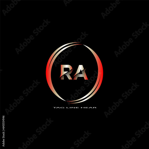 Free Download creative letter logo. gradient logo design with black background for your company. - GFXLoad