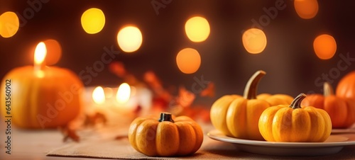 halloween, autumn table settings, ai