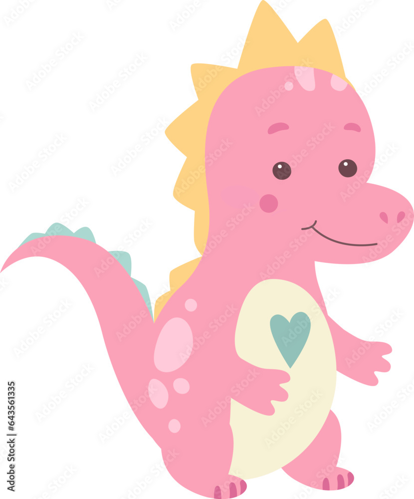 Childish Girl Dinosaur Baby